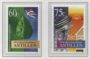 Netherlands Antilles  #762-763  MNH   1996  Capriles clinic