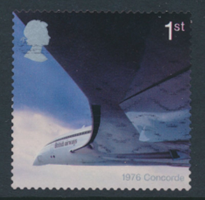 Great Britain  SG 2290  SC# 2053 Concorde Self Adhsive Used see detail and scan