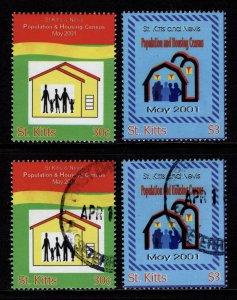 St Kitts-Nevis 2001 Population and Housing Census, Set [Mint/Used]