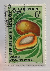 Cameroon 1967 Scott 465 CTO - 6F, Fruit, Mango