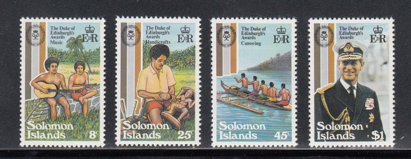 Solomon Islands Scott #453-456 MNH