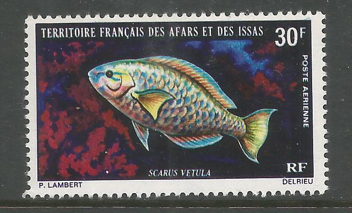 AFARS & ISSAS  C60  MINT HINGED,  SCARUS VETULA