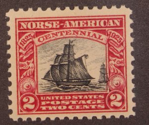 Scott 620 - 2 Cents Norse-American - OG MH - Nice Centering - SCV - $3.00