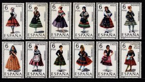 Spain 1967 Provincial Costumes, Set [Unused]