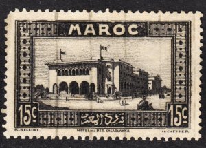 French Morocco Scott 129 F to VF used.  Lot #B.  FREE...