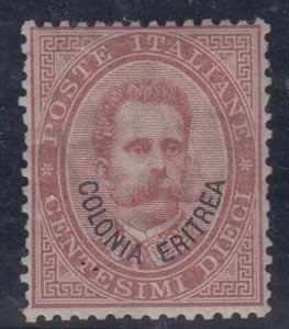 Italy Eritrea - Sassone n. 4 cat.3900$ SUPER CENTERED MNH**