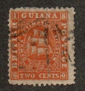 British Guiana 25 Used