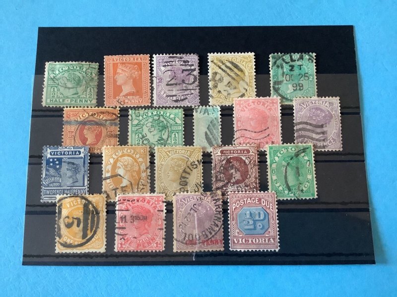 Australia Victoria Vintage Used Stamps R46309 