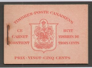 Canada - Unitrade# BK34d  Booklet/ French/ Surch rates - Lot 0224127