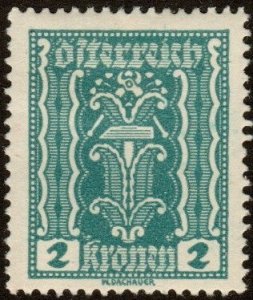 Austria 252 - Mint-H - 2k Symbols of Labor and Industry (1922)