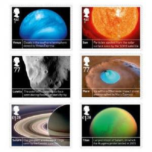 GB 3408-3413 Space Science set 6 MNH 2012