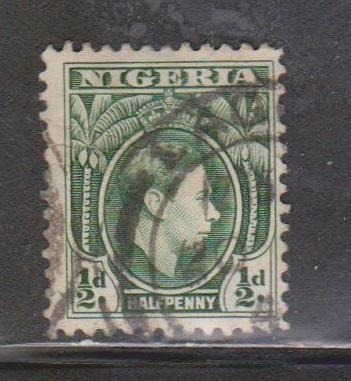 NIGERIA Scott # 53 Used - KGVI Definitive