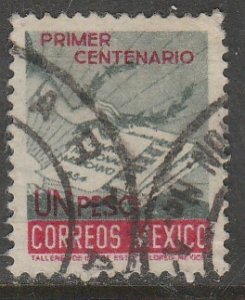 MEXICO 889, $1P Centennial of National Anthem. Used. VF. (1062)