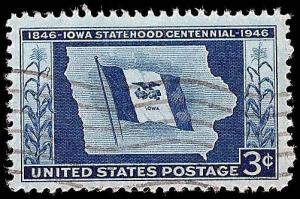 # 942 USED IOWA STATEHOOD 100TH ANNIV.