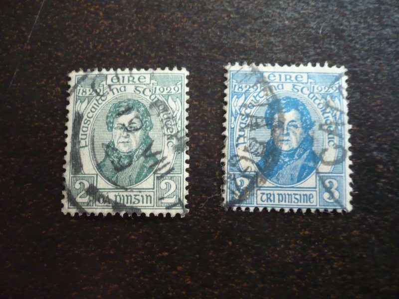 Stamps - Ireland _ Scott# 80-81 - Used Part Set of 2 Stamps