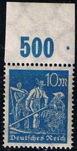 Germany 1922,Sc.#222 MNH,  Plate print, Margin A