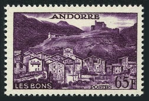 Andorra Fr 140,MNH.Michel 162. 1958.Village of Les Bons.