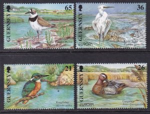 Guernsey 732-735 Birds MNH VF