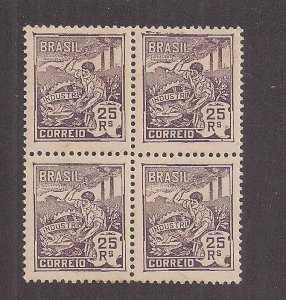 BRAZIL SC# 220   B/4  FVF/MOG 1920