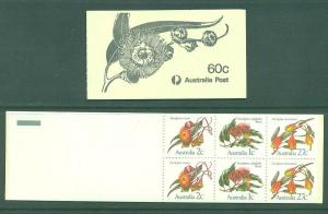 Australia 1982 60c Eucalypts Booklet SC 852b SG SB52