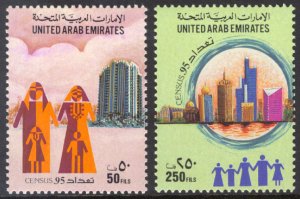 United Arab Emirates 1995 Scott #500-501 Mint Never Hinged