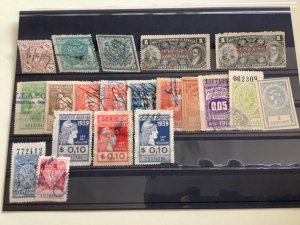 South America mounted mint & used Revenue stamps of Argentina A4173