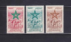 Morocco C1-C3 Set MNH Sultans Star