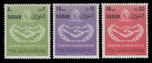 Sudan 182 - 184 MNH