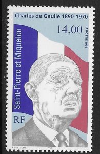 Saint Pierre--Miquelen 622   1995  single  VF MInt NH