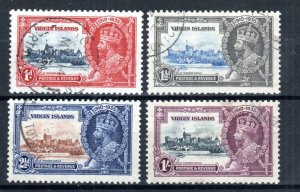 British Virgin Islands 1935 Silver Jubilee set SG 103-06 FU CDS