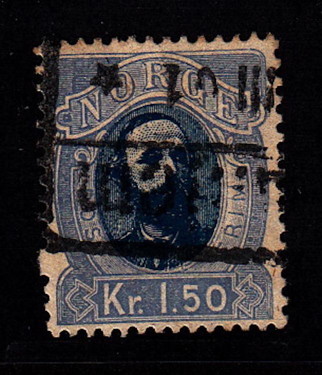 Norway, #33, Used,  writing on back, CV$50.00