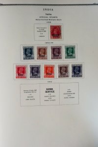 India States 1800s to 1950 Stamp Collection