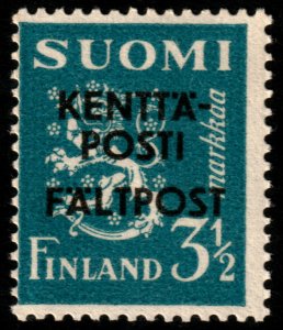 ✔️ FINLAND 1943 - MILITARY STAMP FELDPOST - SC. M3 MNH