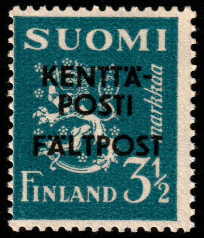 ✔️ FINLAND 1943 - MILITARY STAMP FELDPOST - SC. M3 MNH
