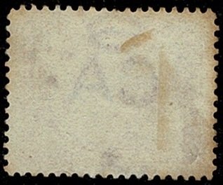 FALKLAND ISLANDS QV 1885-91 1d PALE CLARET UNUSED (MH) SG7 Wmk.C CA Sway P14 FC