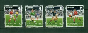 Gibraltar #746-49 (1991 World Cup set) VFMNH CV $6.10