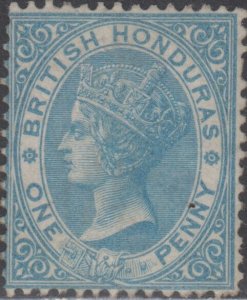 British Honduras Scott # 1  Mint NO GUM  Queen Victoria