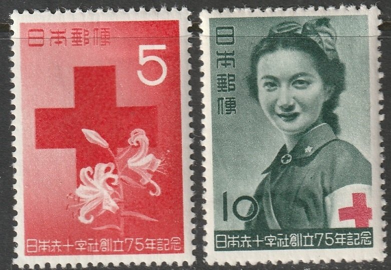 Japan 1952 Sc 554-5 set MLH*