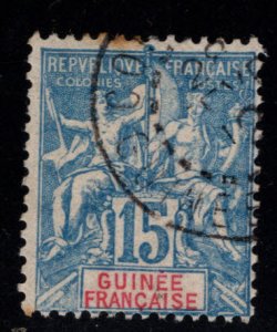 French Guinea Scott 7 Used 1892 Perf 14x13.5