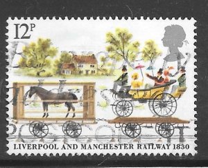 Great Britain 907: 12d Horse Box & Carriage Truck, used, VF