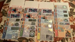 7 Sets 3409-13 Space Issue w/Holograms & 18 STS-8 Souvenir Folders & More Stuff!