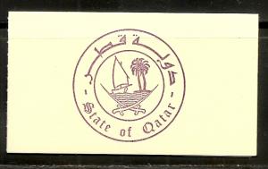 Qatar 520e 1977 Sheik Booklet MNH