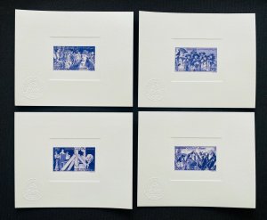1989 Workshop Color Proofs Stamps French Revolution Comoros-