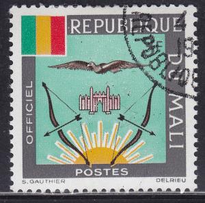 Mali O14 CTO 1964 Mali Coat of Arms, Official