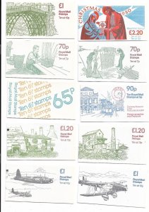 Great Britain: Lot of Stamp Booklets (F32865)