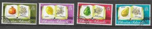 PITCAIRN ISLANDS SG222/5 1982 FRUITS FINE USED