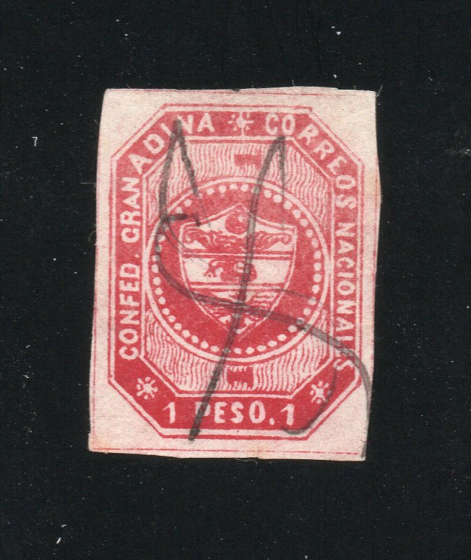 Colombia - Sc# 7 Used / pen cancel     -    Lot 0120017