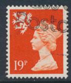 GB Scotland  SG S62 SC# SMH37 Used Machin 19p  see details