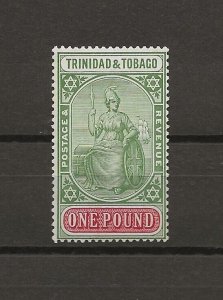 TRINIDAD & TOBAGO 1921/2 SG 215 MINT Cat £180