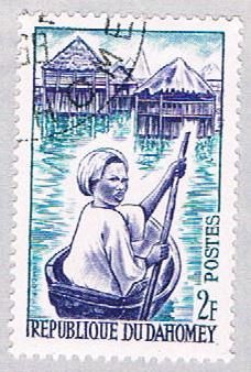 Dahomey 160 Used Woman in canoe 1963 (BP39202)